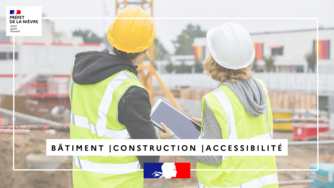 Affiche "Bâtiment, construction et accessibilité".