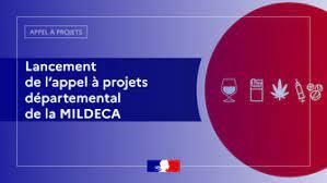 Affiche "Lancemen de l'appel à projets départemental de la MILDECA".