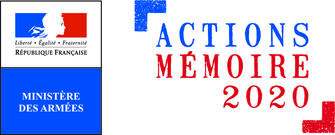 Affiche "Actions mémoire 2020".