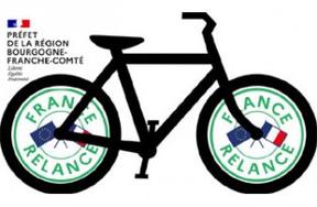 Logo France Relance avec un visuel de vélo.