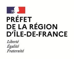 Logo de la préfecture de la région d'île de france.